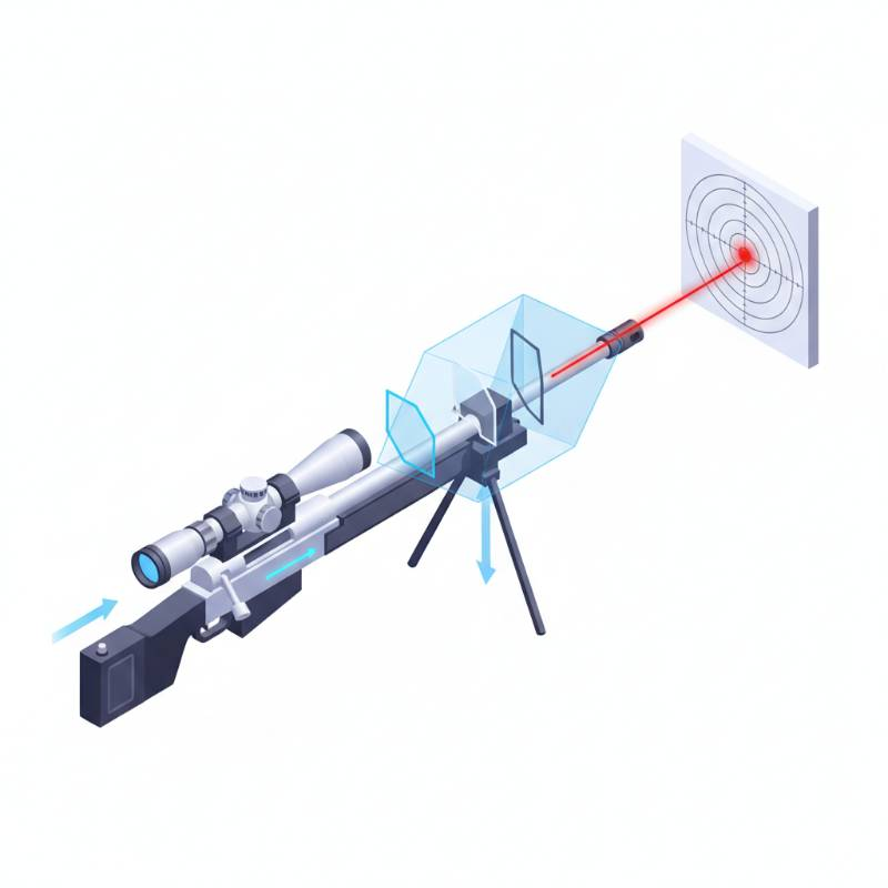 Laser boresight alignment process diagram