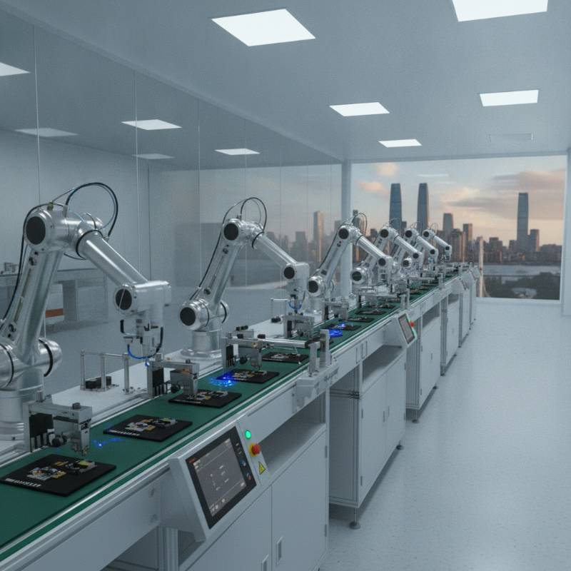 High-tech automated SMT line for laser module assembly