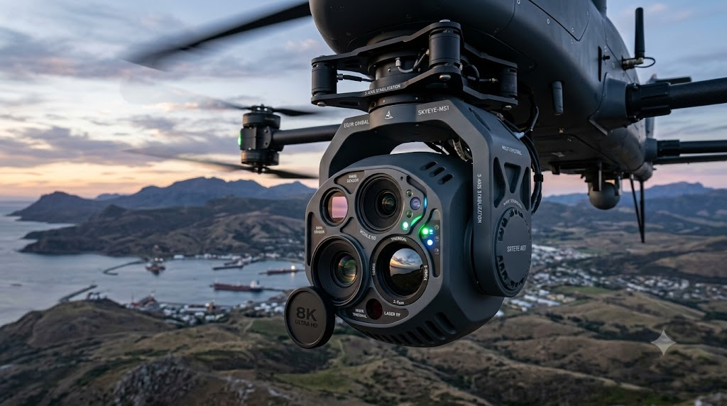 EO/IR gimbal system with multi-spectral sensors