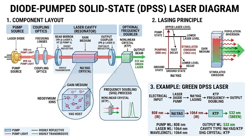 DPSS laser diagram