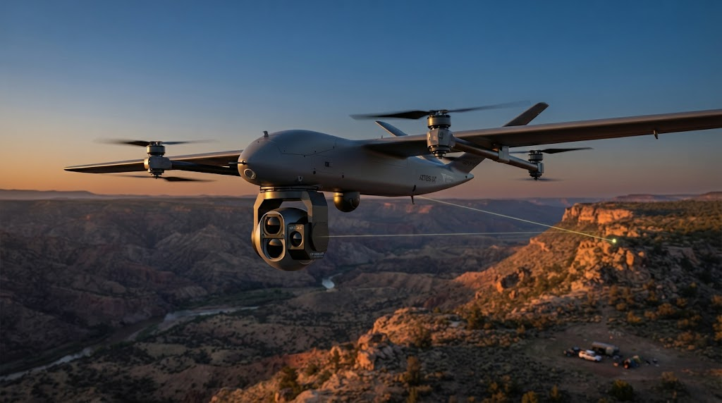 UAV with LRF